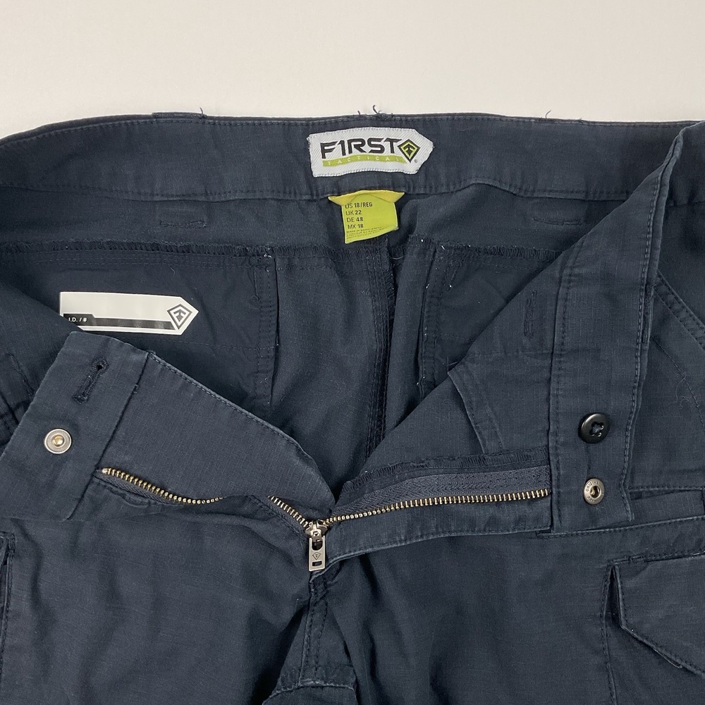 First Tactical V2 Ripstop Uniform Pants Women's 18R Blue Utility Workwear - Picture 3 of 12